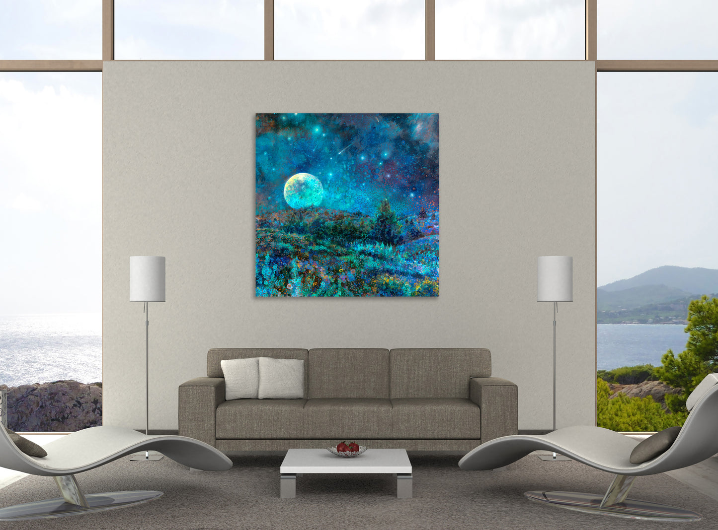 New Mexico Moonrise | Canvas Print