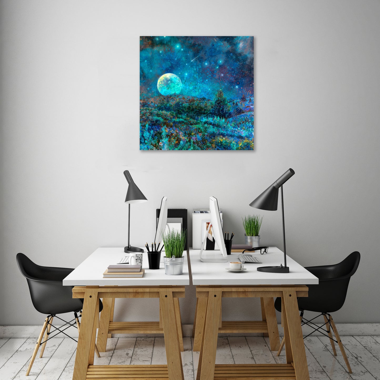 New Mexico Moonrise | Canvas Print