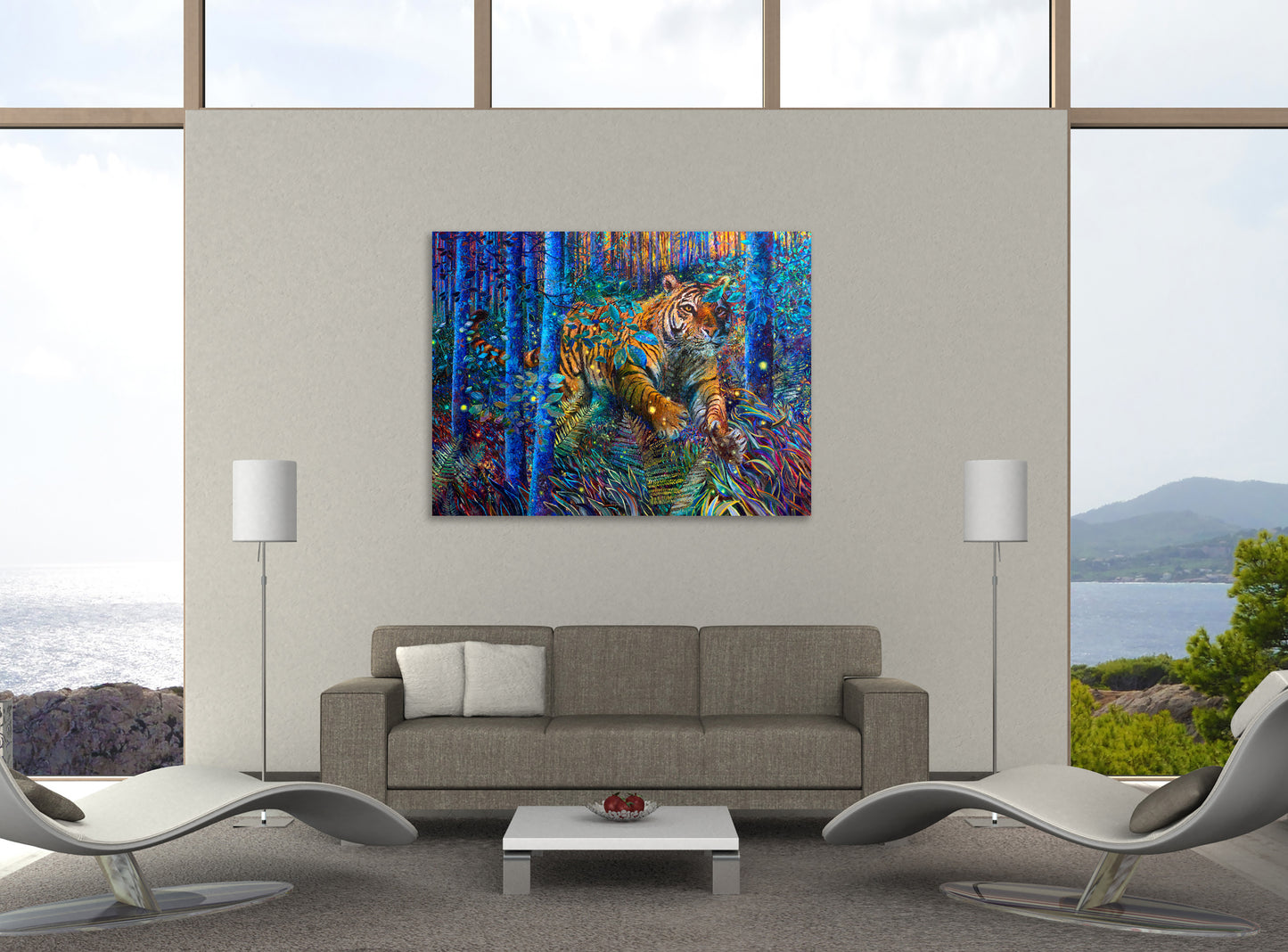 Tiger Fire | Canvas Print