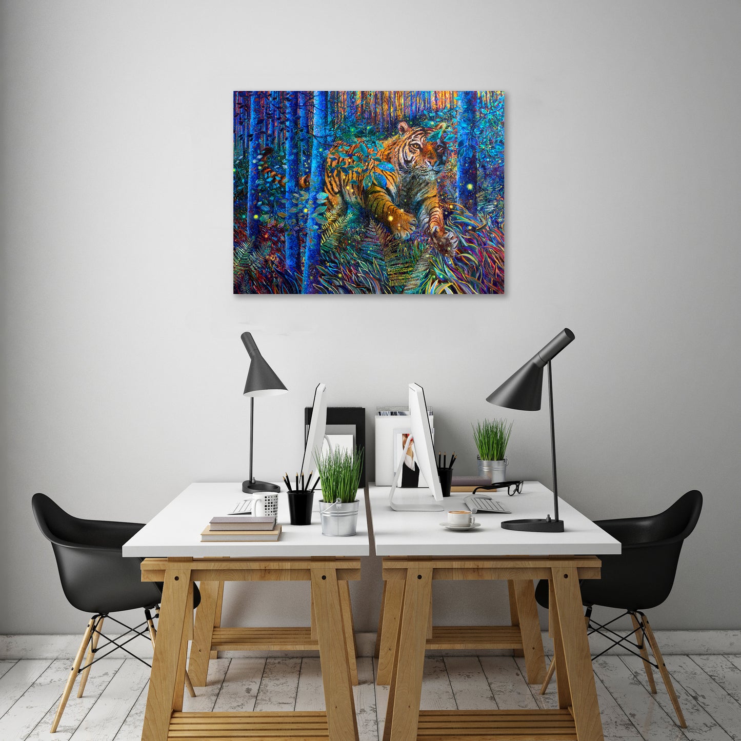 Tiger Fire | Canvas Print