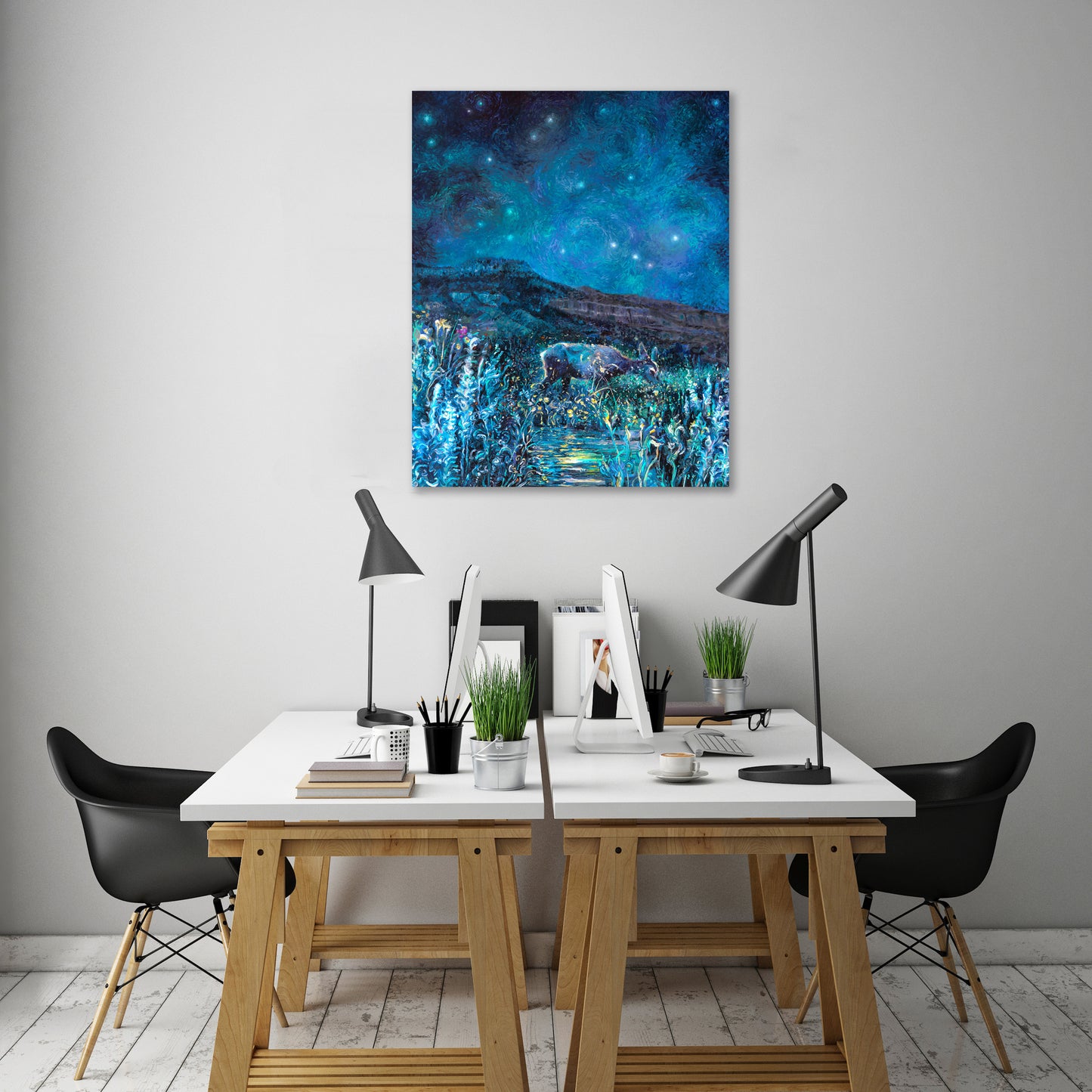 Under The Orionids | Canvas Print
