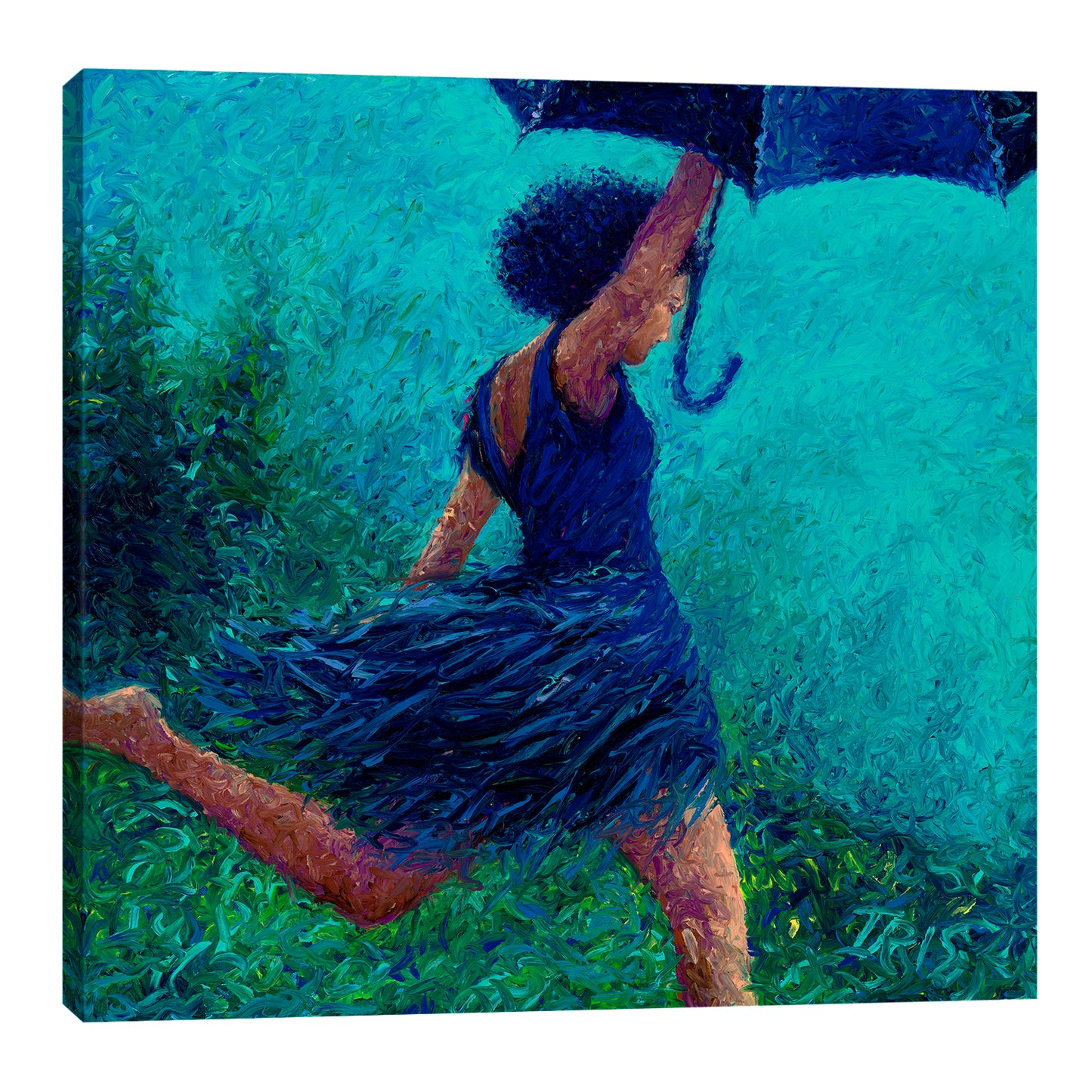 Bumbershoot Dash | Canvas Print