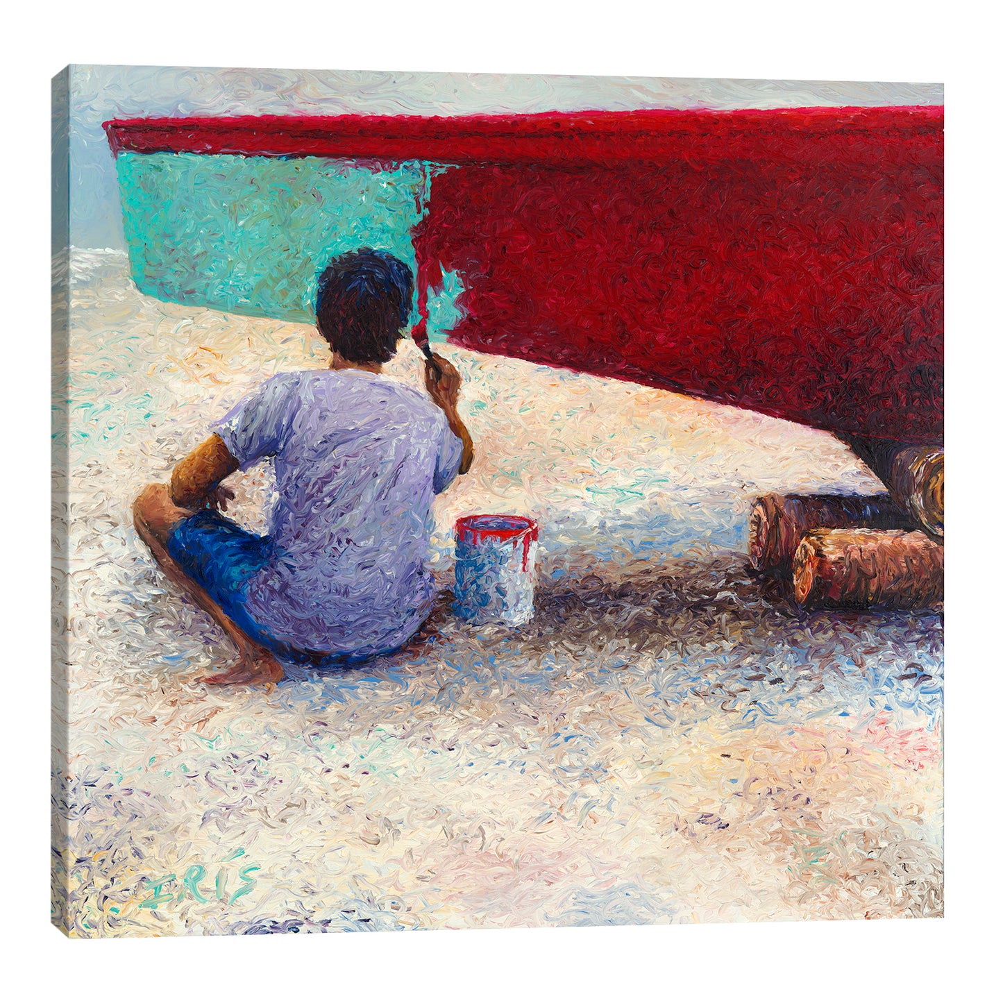 My Thai Boat Painter | Canvas Print