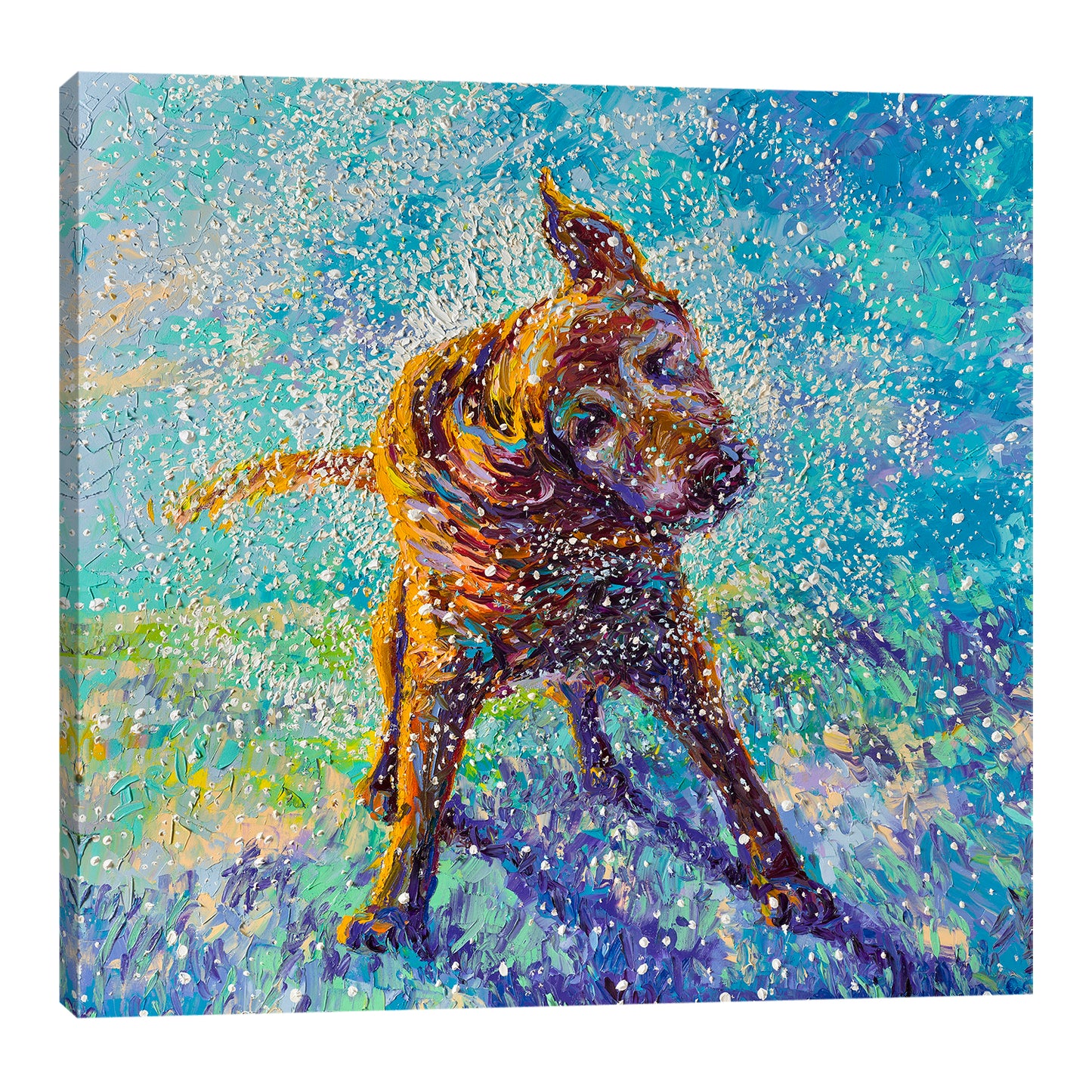 Twisted Blue | Canvas Print
