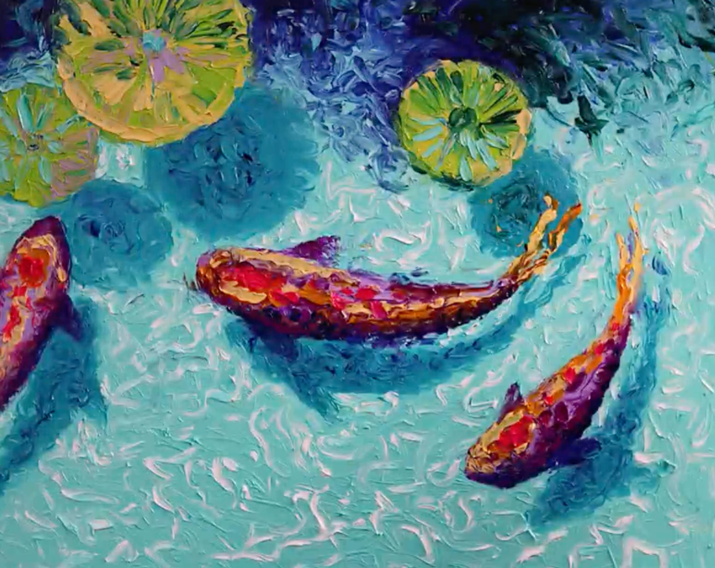 Violet Koi Workshop Kit