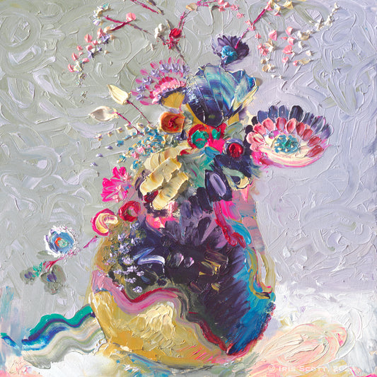 Ceramic Confection, 30x30 in, Limited Edition Giclée #1