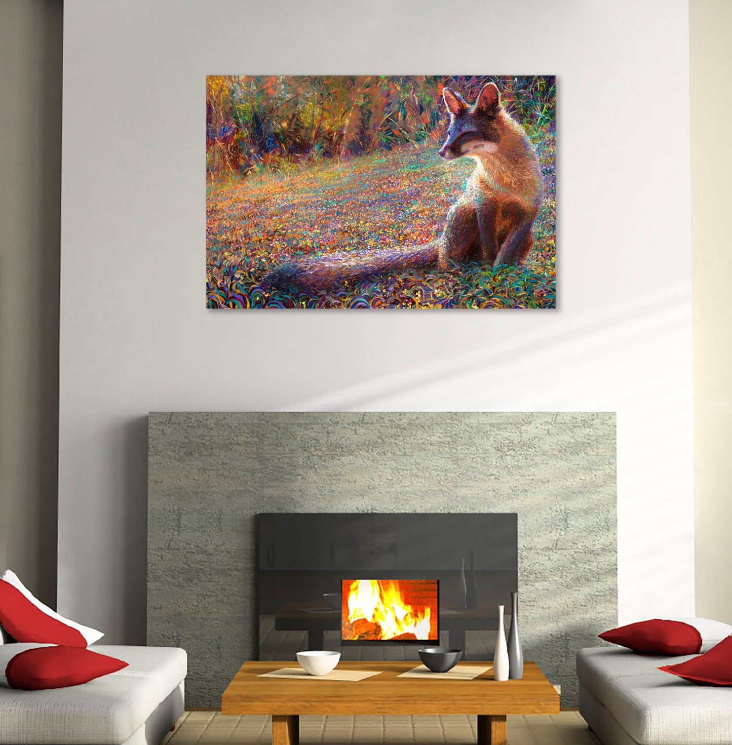 Fox Tail Thicket | Canvas Print
