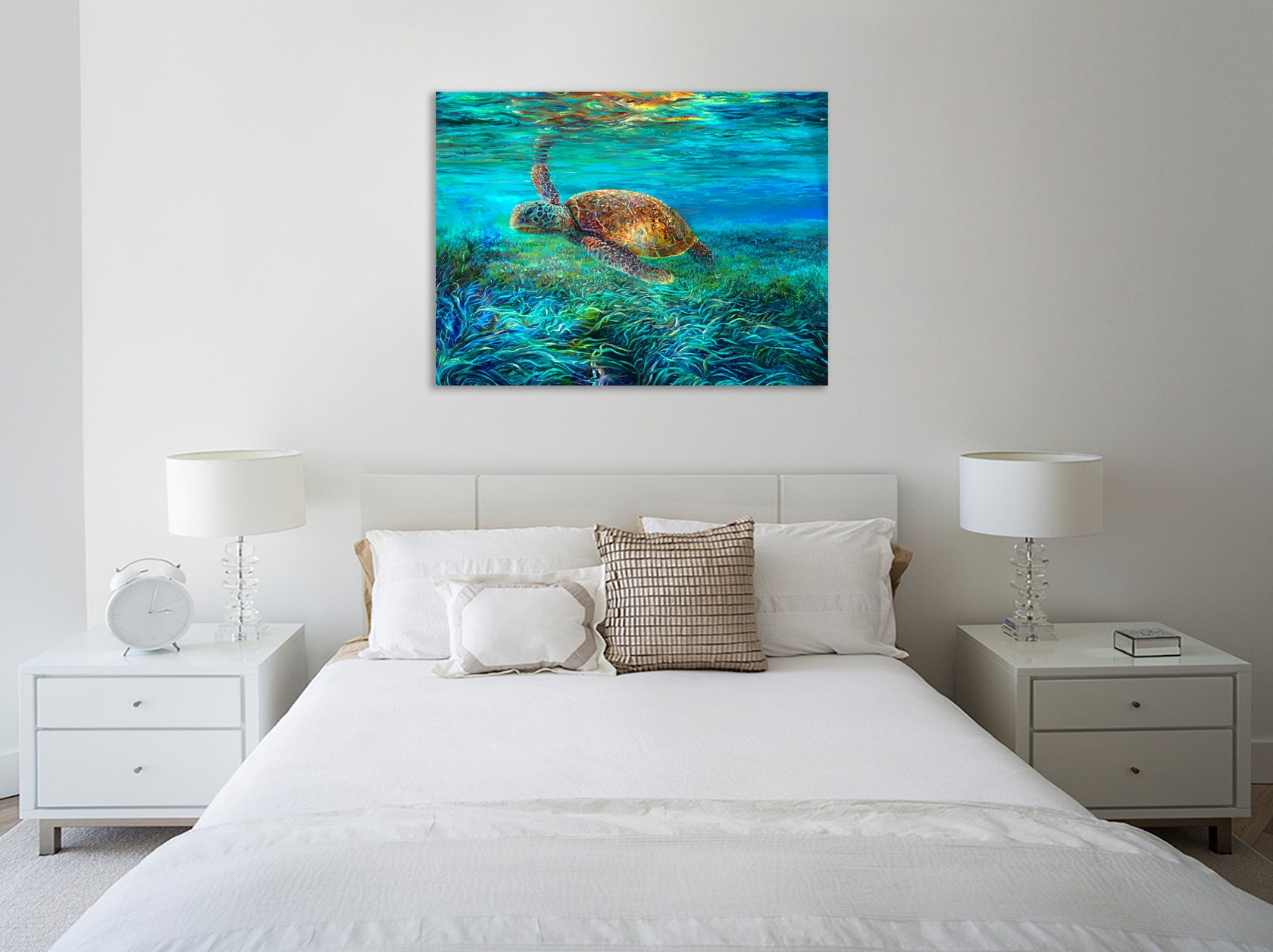 Blades Turtle by Iris Scott - Gallery Wrapped Canvas Print
