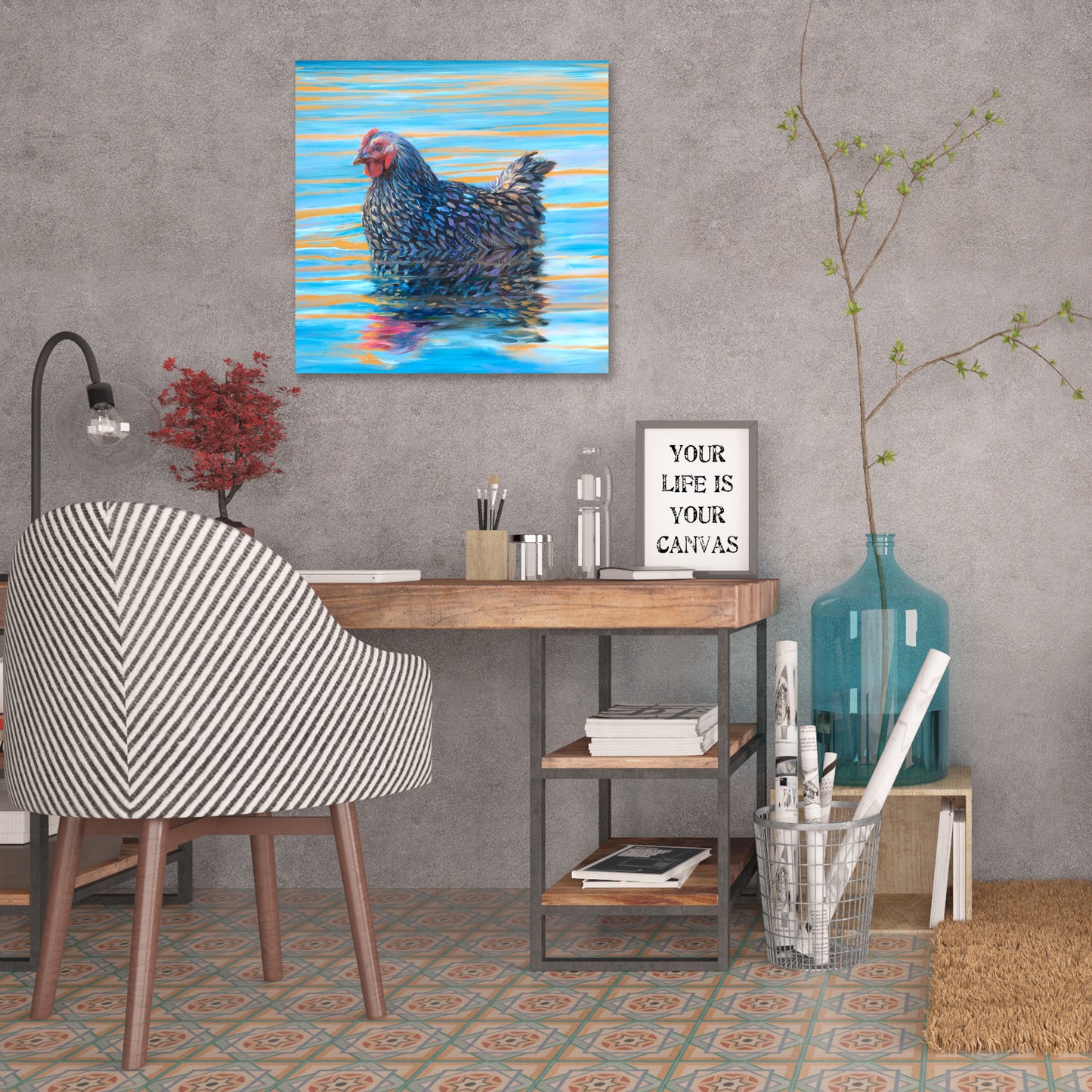 Water Foul | Canvas Print