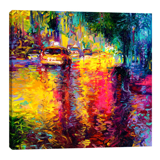 Bathed In Taxi | Canvas Print