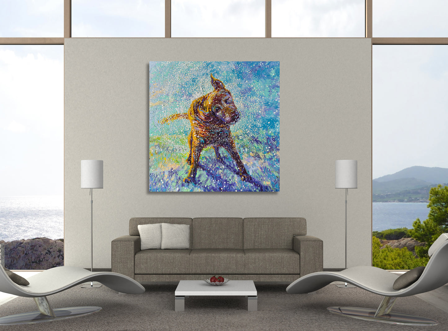 Twisted Blue | Canvas Print