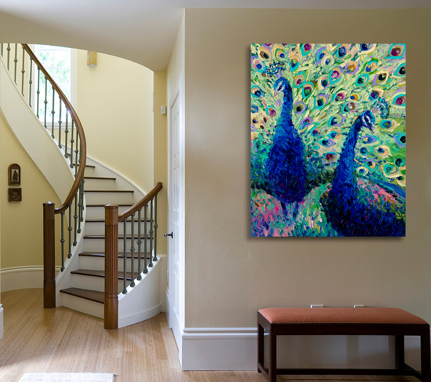 Gemini Peacock | Canvas Print
