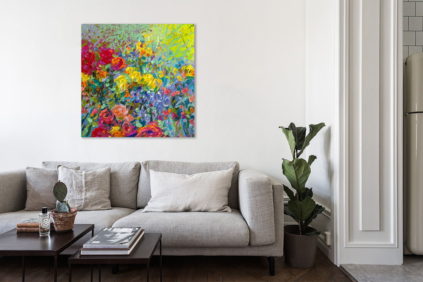 Clay Flowers | Canvas Print