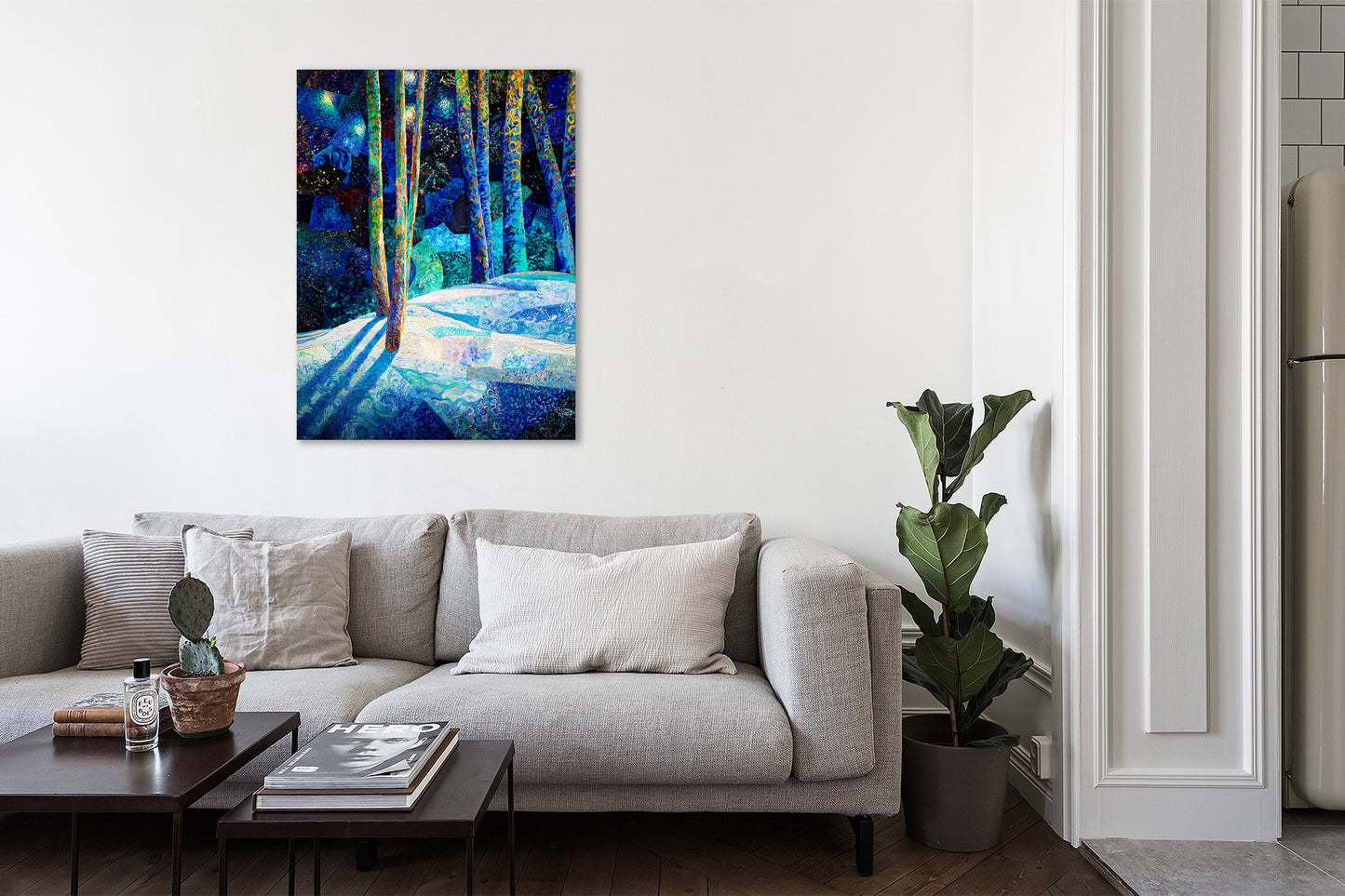 The Ion, The Stitch And The Windows | Canvas Print